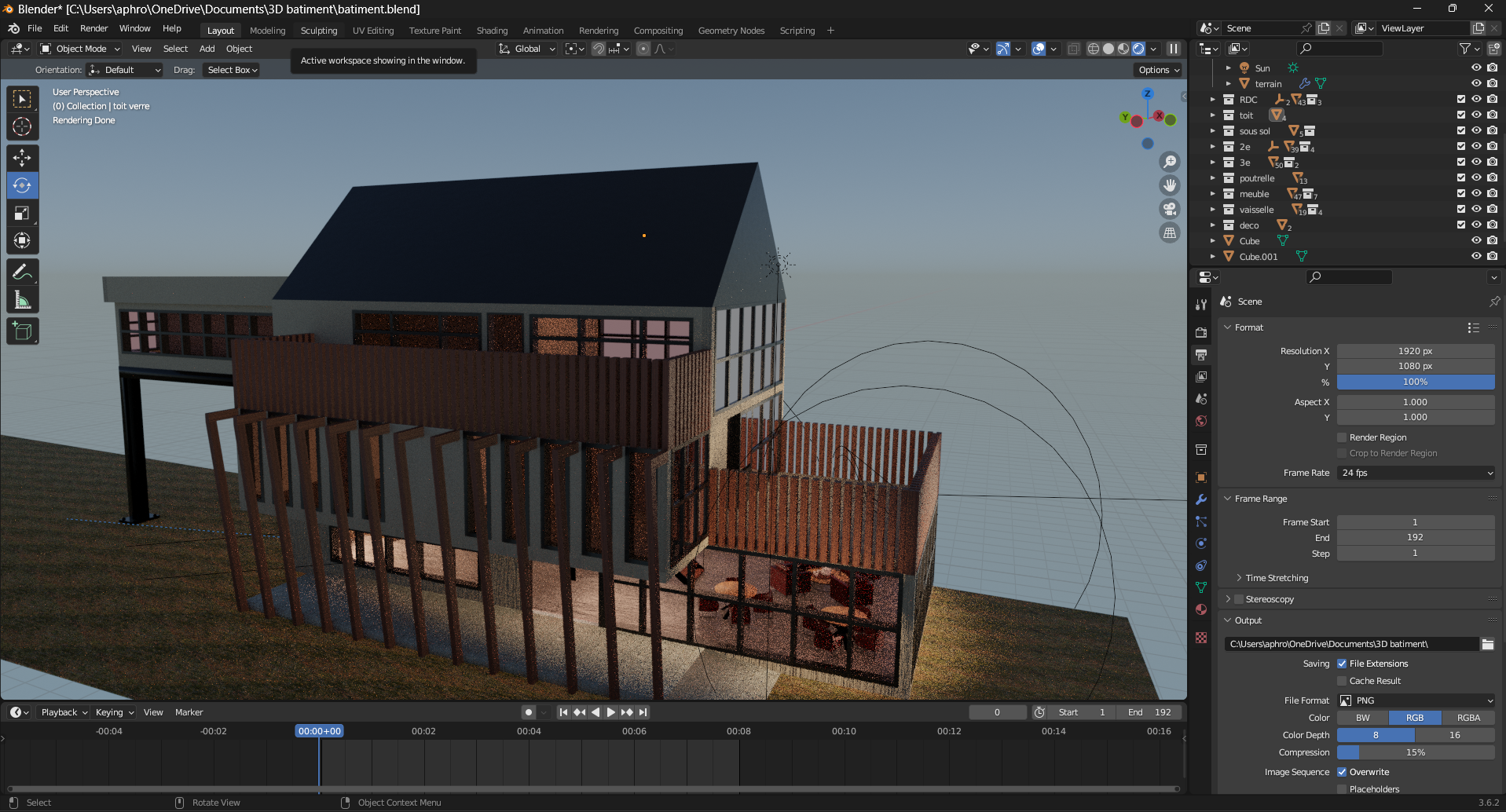 Bâtiment 3D